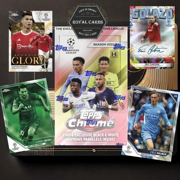 2021/22 Topps Chrome UEFA Champions League Hobby Lite Box 