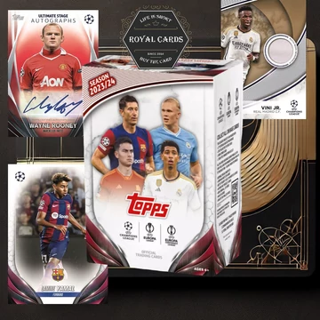 2023/24 Topps UEFA Club Competitions Soccer Blaster Box