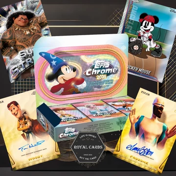 2025 Topps Chrome Disney Hobby Box – Royal Cards prémium kártya