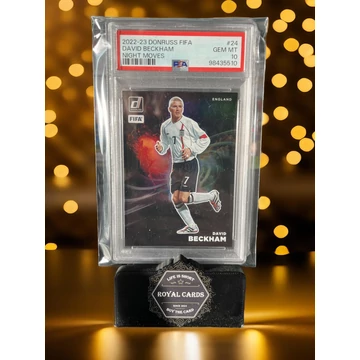 2022/23 Donruss Soccer Night Moves Casehit David Beckham PSA 10