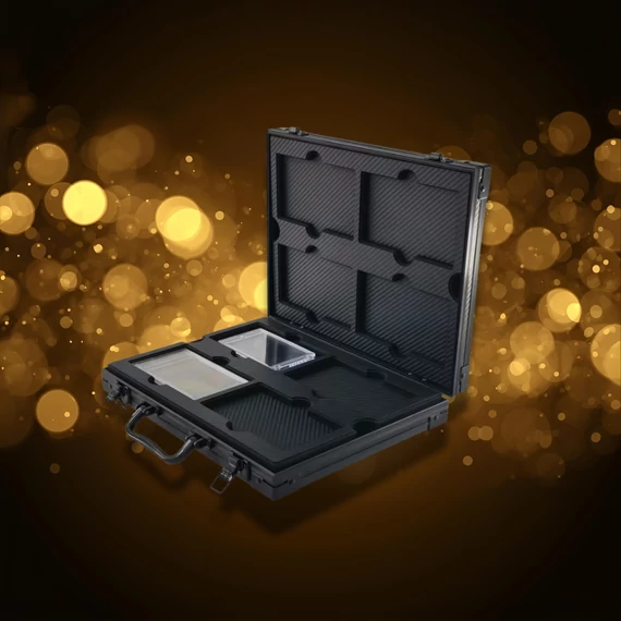 Royal Cards Supplies 12 rekeszes graded kártyatároló bőrönd