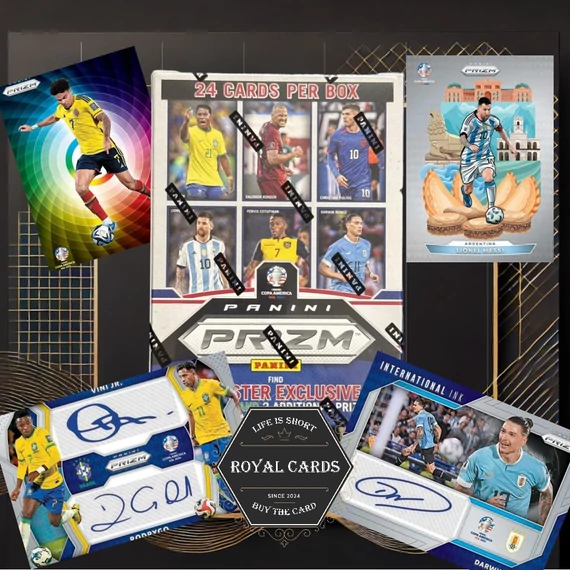 Panini Prizm Copa America 2024 Blaster Box – 24 kártyás focis doboz