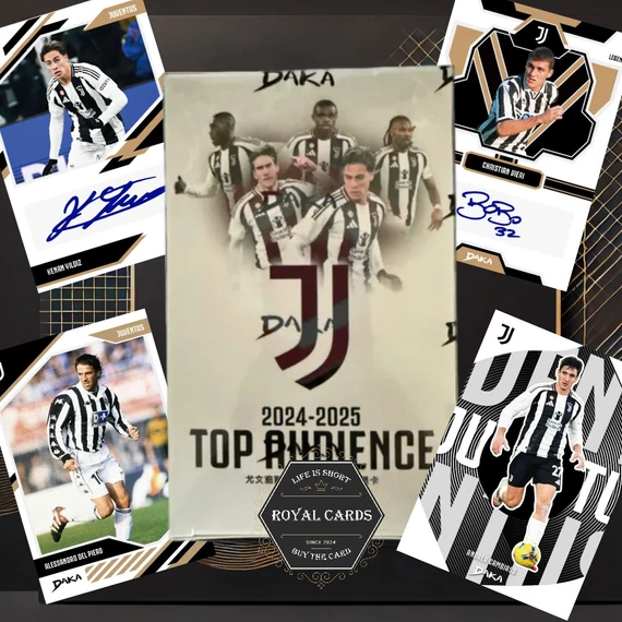 Juventus focis kártya szett Daka 2024-25 – Vieri, Cambiaso, klub ikonok