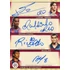Topps Chrome UEFA Quad Autograph card – Messi, Ronaldinho, Rivaldo, Stoichkov – FC Barcelona